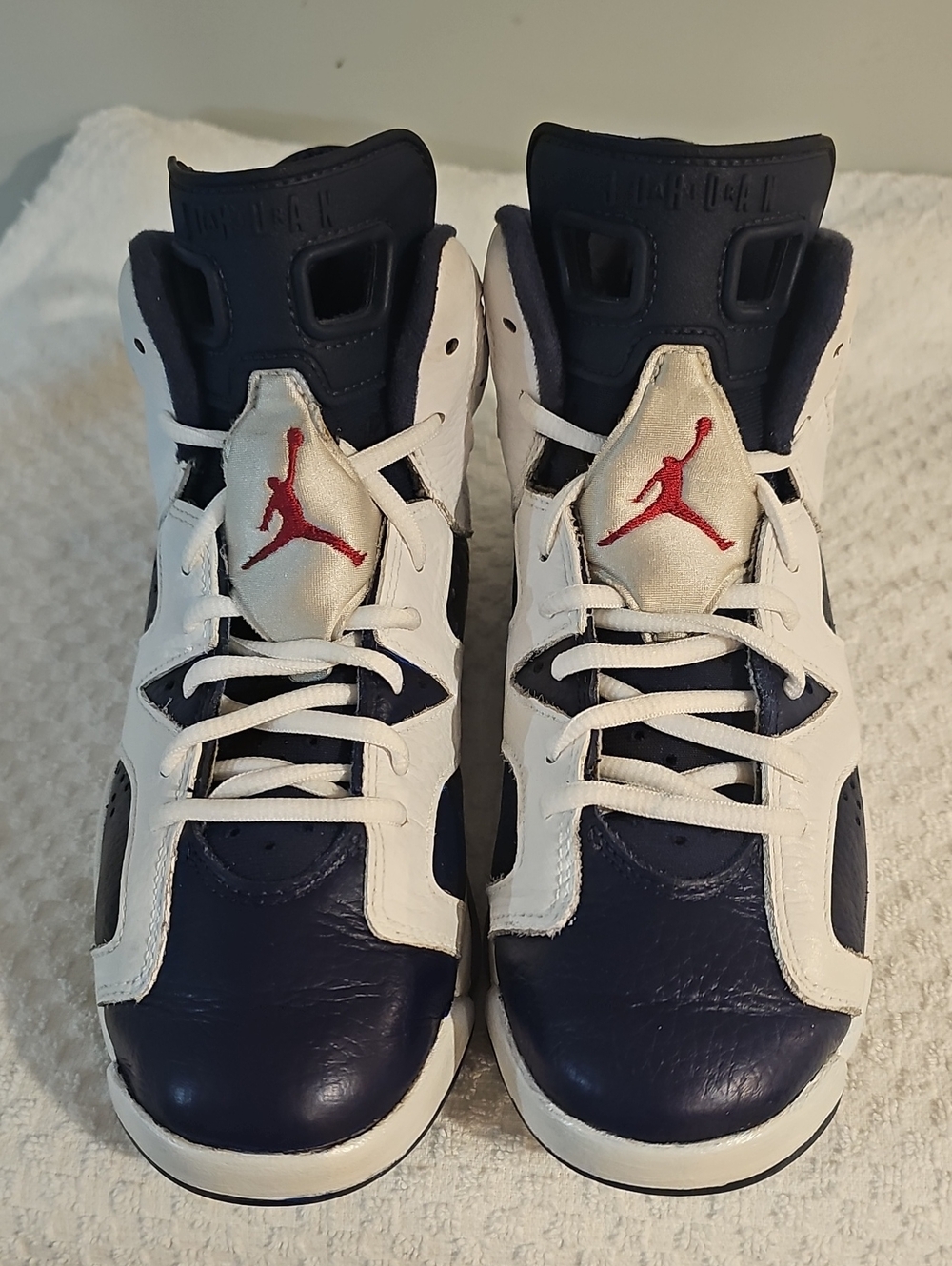 Jordan 6 Retro Olympic Midnight Navy Size 6Y No Box